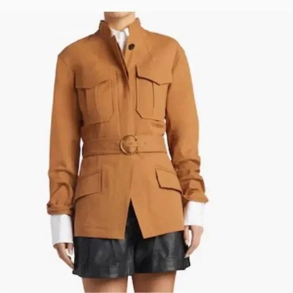 A.L.C. Tan Bomber Jacket - Picture 1 of 14